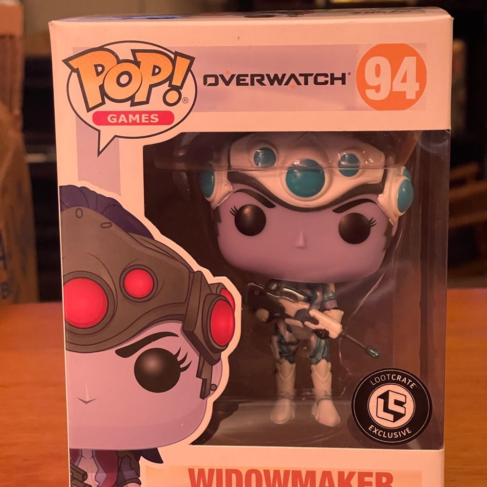Loot Crate Funko Pop Overwatch Widowmaker Figure NIB